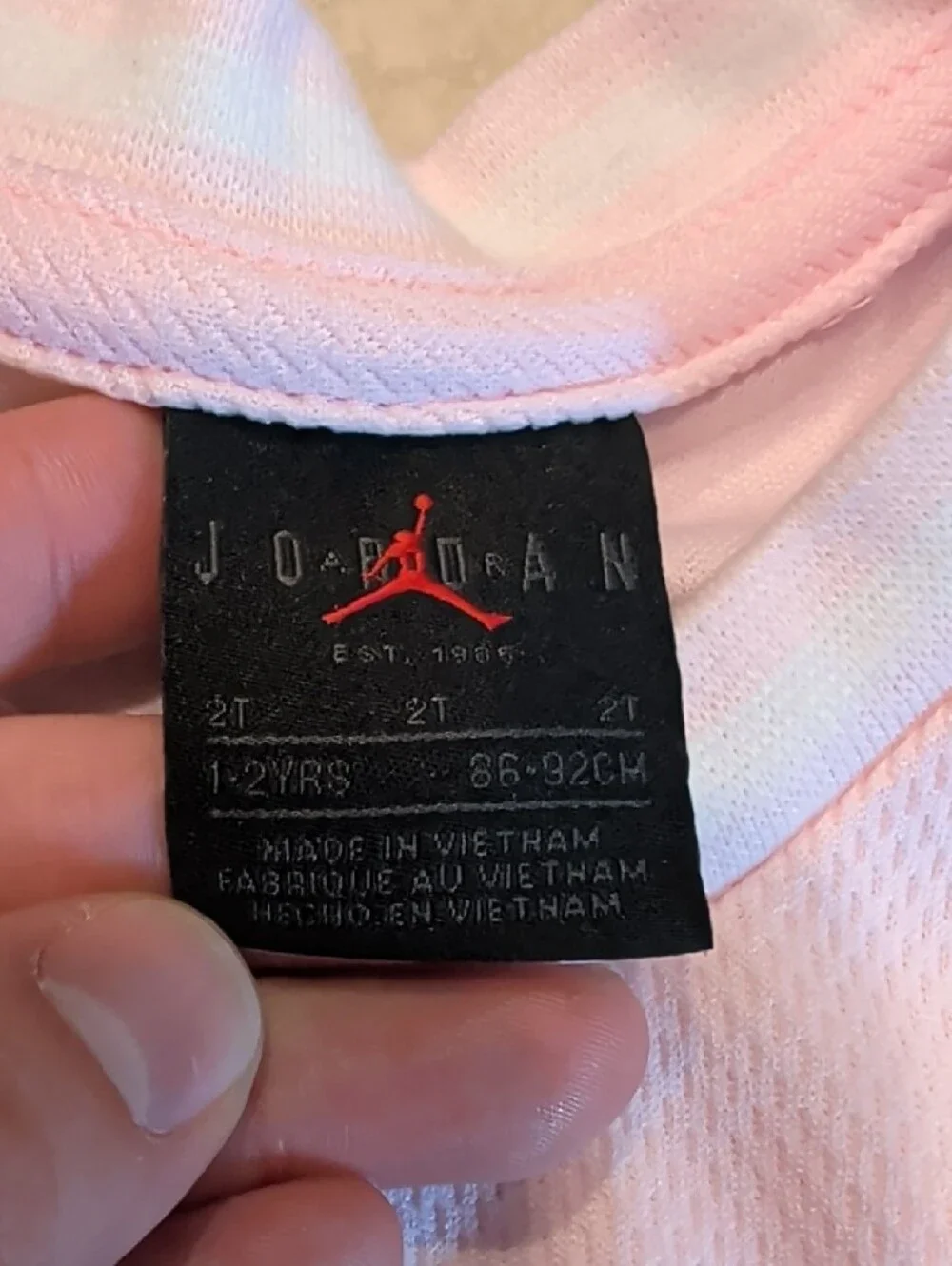 Jordan Girls' Light Pink Sleeveless 23 Basketball Jersey Dress